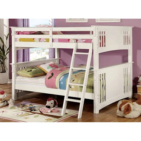 Full Over Full Youth Bedroom Bunk Bed